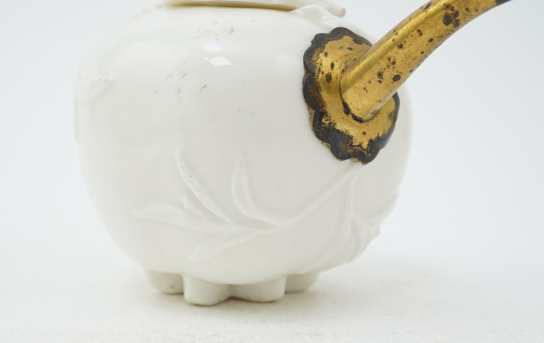 A Chinese Dehua blanc-de-chine ‘pomegranate’ teapot, mid 17th century